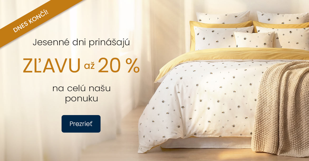 Zľava až 20 %