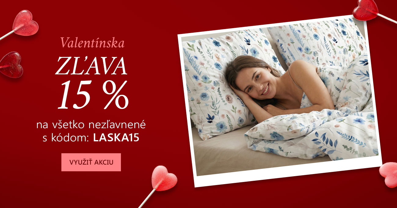 Valentínska zľava 15 %