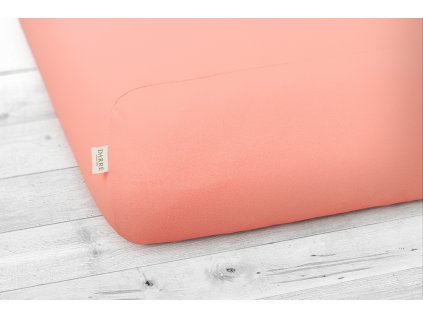 5299 jersey prosteradlo svetle lososove na vysku matrace do 20 cm