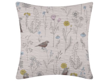 2407 ptacci vkviti bezova polstarek krep