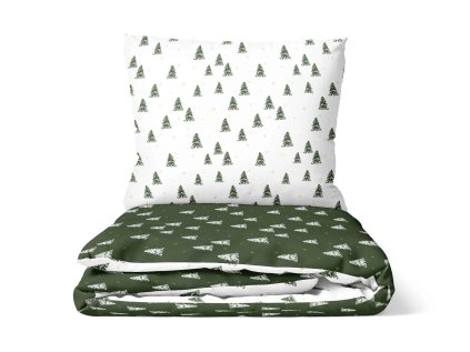 2511 bavlnene povleceni vanocni stromecky duo