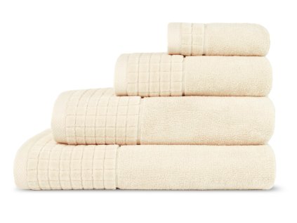 Uteráky a osušky CASA VIVA - smotanová - GOTS -2.
