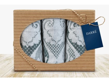 2511 Dárková kazeta utěrek 70 Srdce zelená