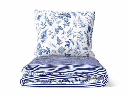 mockup povlečení kapradinymodra