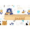 Bavlnená látka Lesné zvieratá š.160