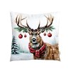 2410 dekoracni povlak vanocni jelen