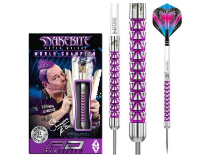Šípky Red Dragon steel Peter Wright Vyper 24g, 90% wolfram
