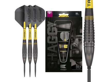 Sada steel šípok Target Scott Williams Black 25g SP, 90% wolfram