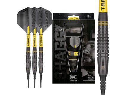 Sada soft šípok Target Scott Williams Black 20g, 90% wolfram