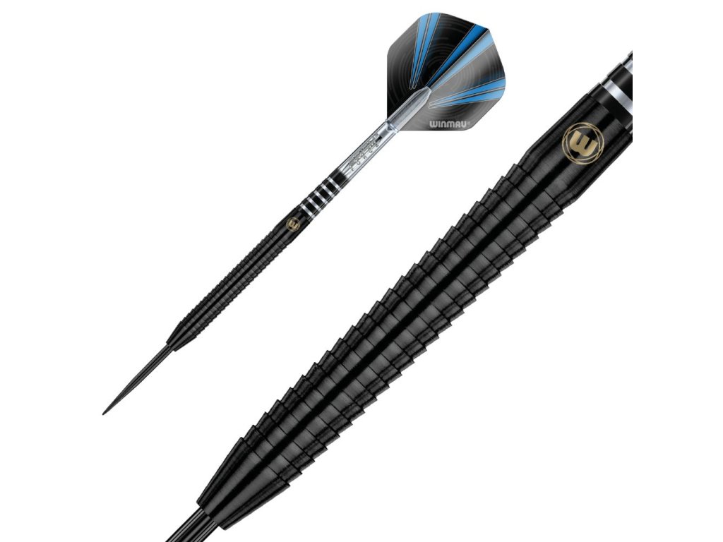 Winmau steel šipky Sabotage Black 26g