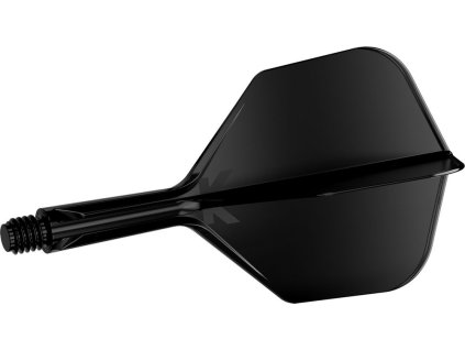 Target letky s násadkou K-Flex černé, No6 letky