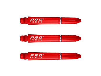 596393 winmau force arrow zásuvky červené krátké