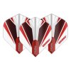 Winmau Prism Alpha Extra Thick Standard White Red Flights