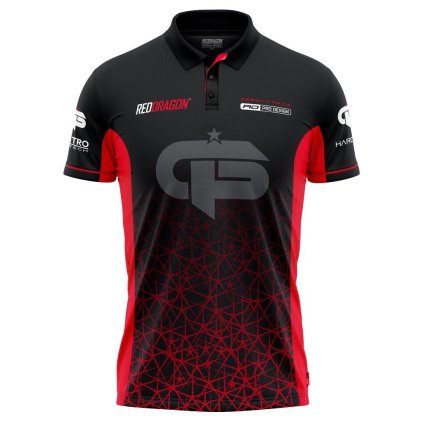 602888 red dragon dres gerwyn price iceman inferno tour cerveny