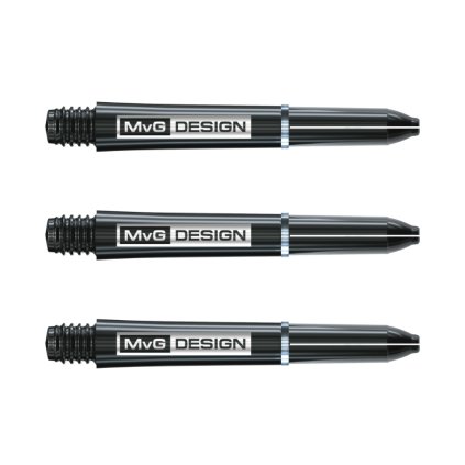 595283 Winmau darts nylon MVG Signature rövid fekete szárak