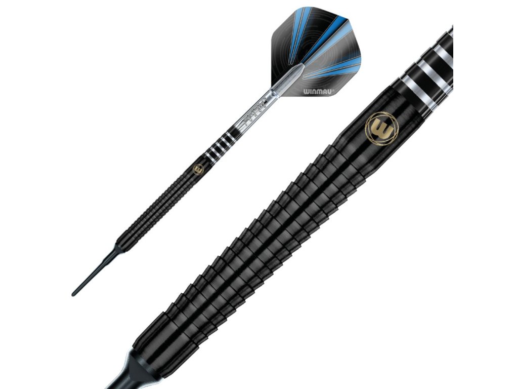 Winmau soft šípky Sabotage Black 20g