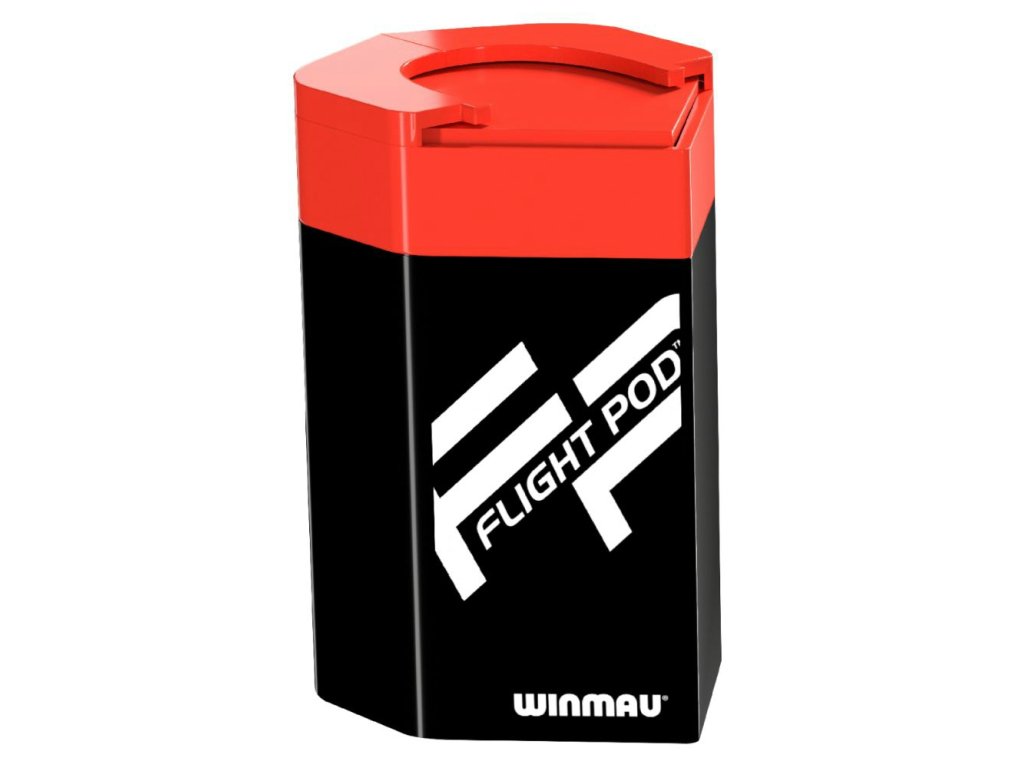 Winmau držiak letiek Flight pod, červené, čierne
