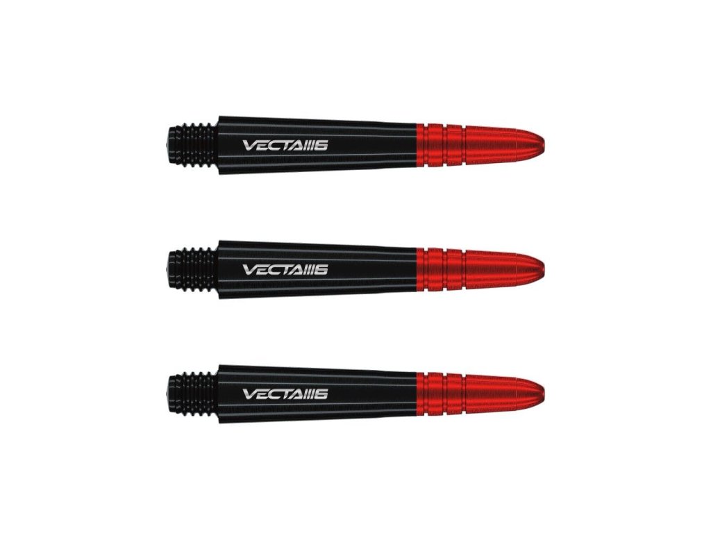 596417 winmau nasadky na sipky vecta blade 6 plastove s hlinikovym topom cierne kratke