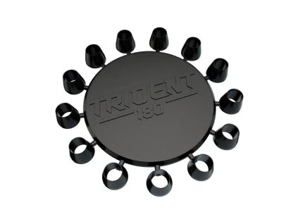 Winmau trident 180 krúžky, čierne