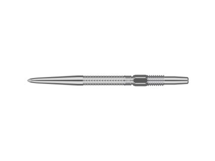 Target hroty na šípky steel GRD Swiss Point strieborné