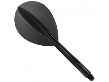 Condor letky s násadkou Plain Teardrop, čierne