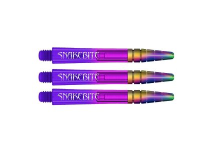 Red Dragon násadky na šípky Peter Wright Snakebite Nitro Ionic, fialové
