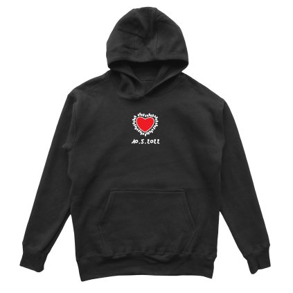 Srdce a datum mikina