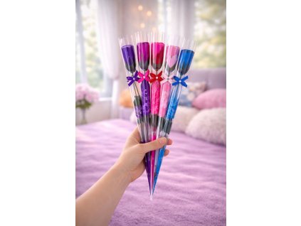 Dárková dekorativní růže – více barev