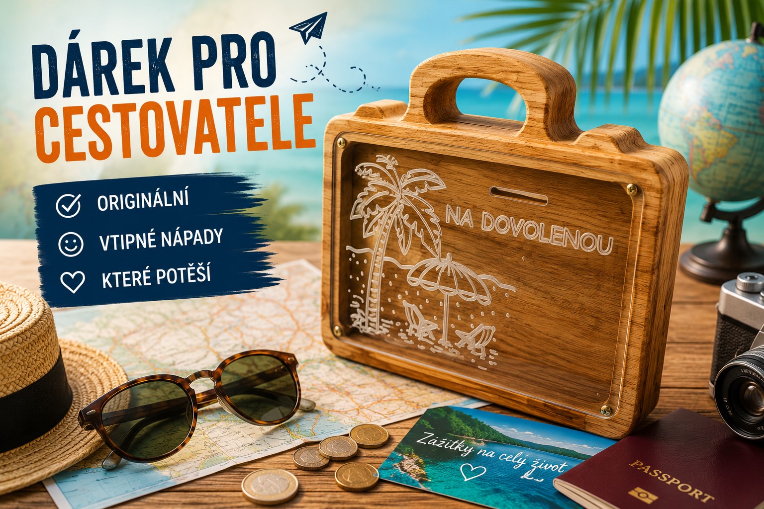 Dárek pro cestovatele: originální tipy, které potěší každého, kdo miluje cestování