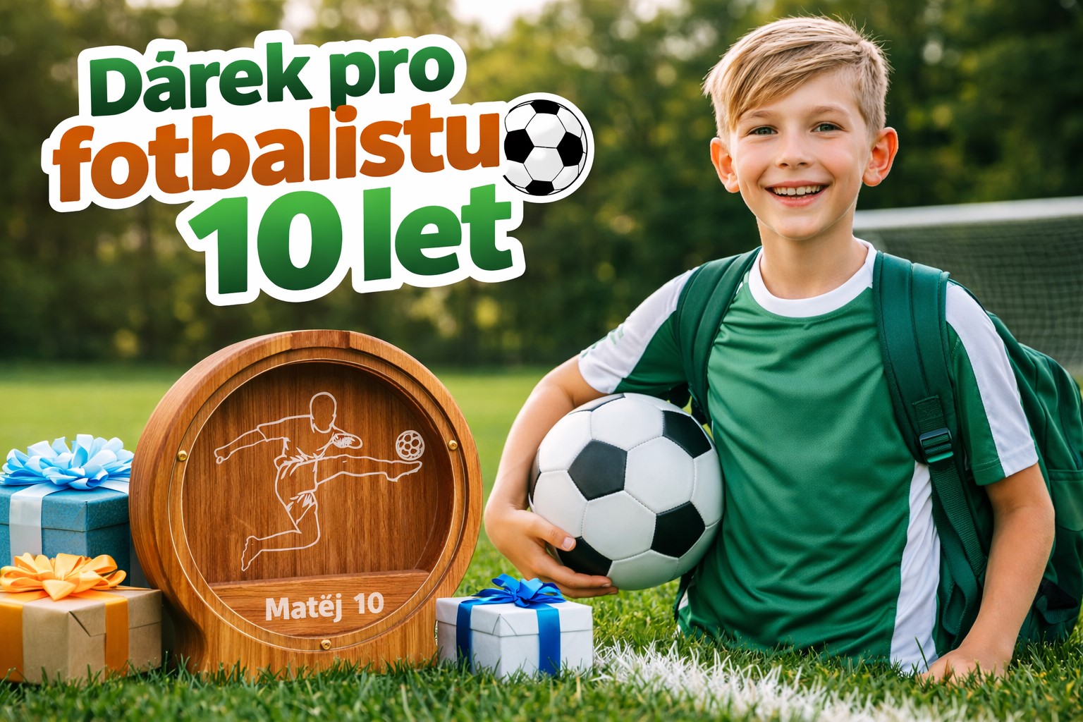 Dárek pro fotbalistu 10 let: co opravdu potěší malého hráče