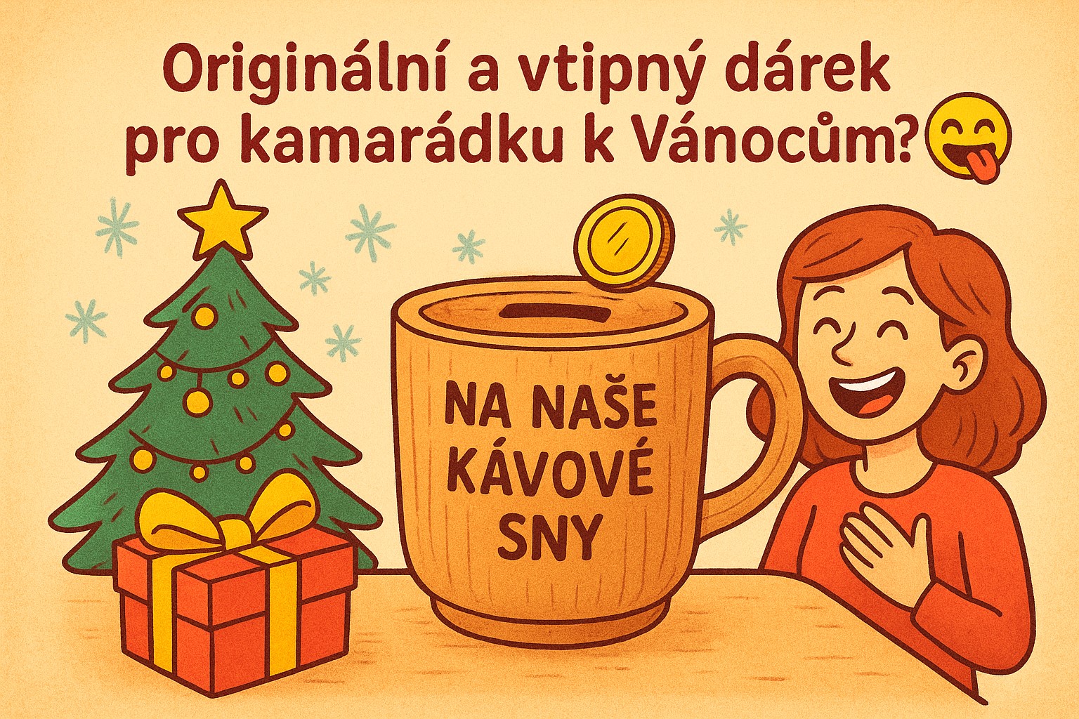 Dárek k vánocům pro kamarádku