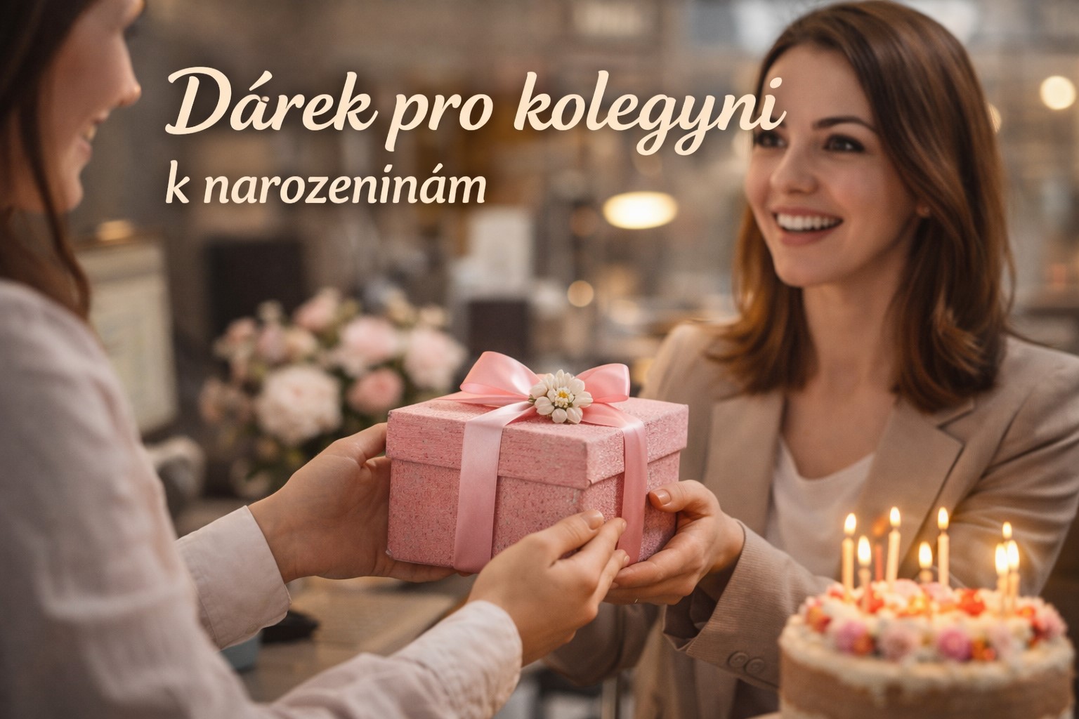 Dárek pro kolegyni k narozeninám