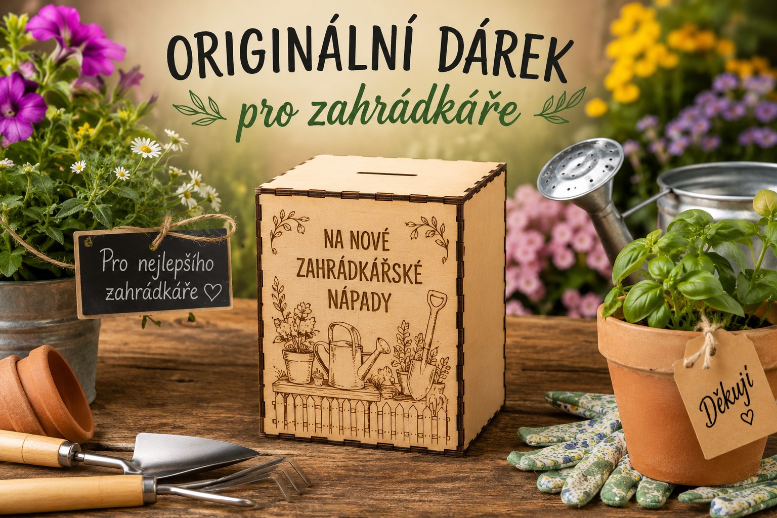 Originální dárek pro zahrádkáře