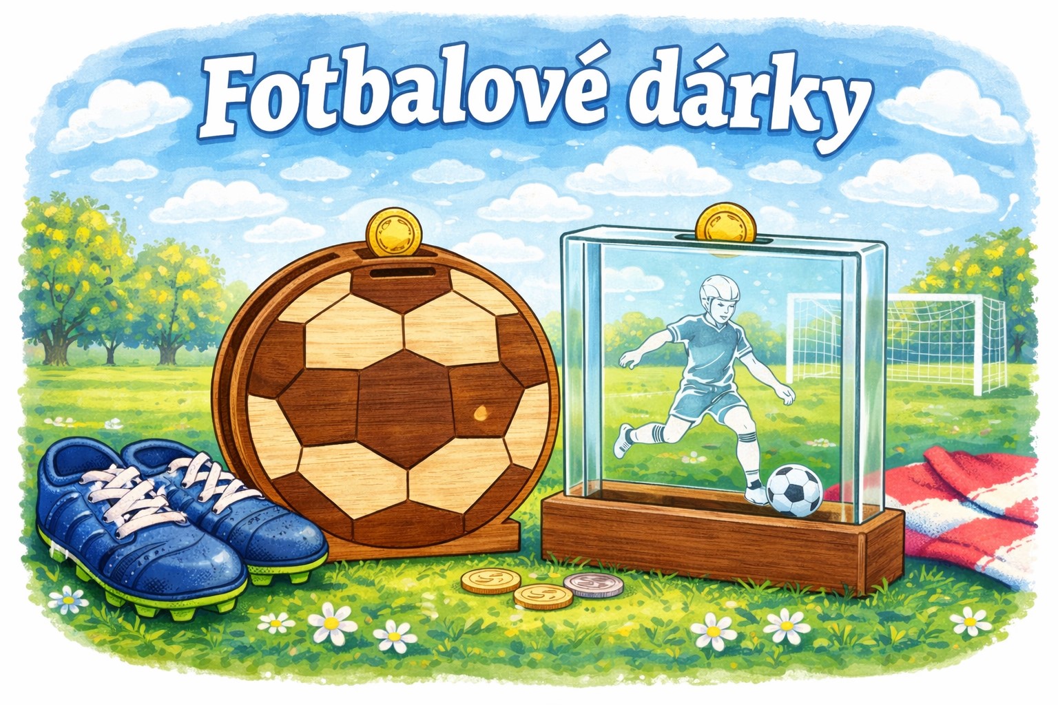 Fotbalové dárky pro děti a kluky