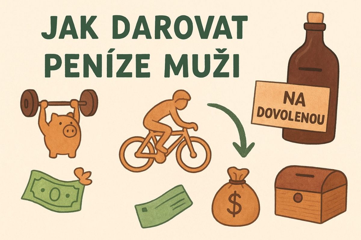 Jak darovat peníze muži