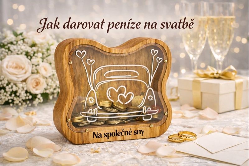 Jak darovat peníze na svatbě