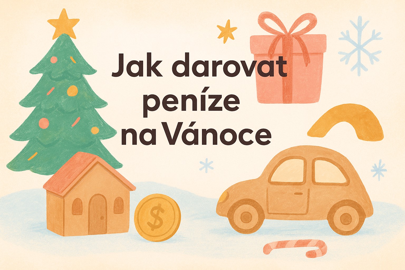 Jak darovat peníze na vánoce