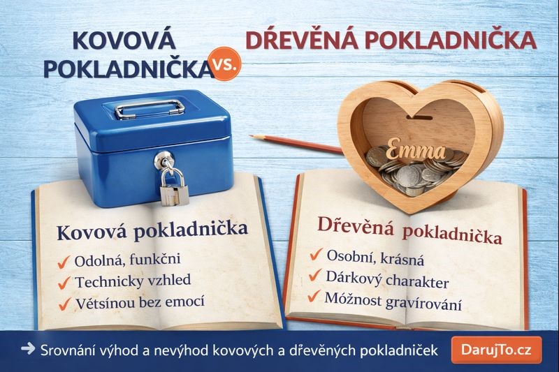 Kovová pokladnička