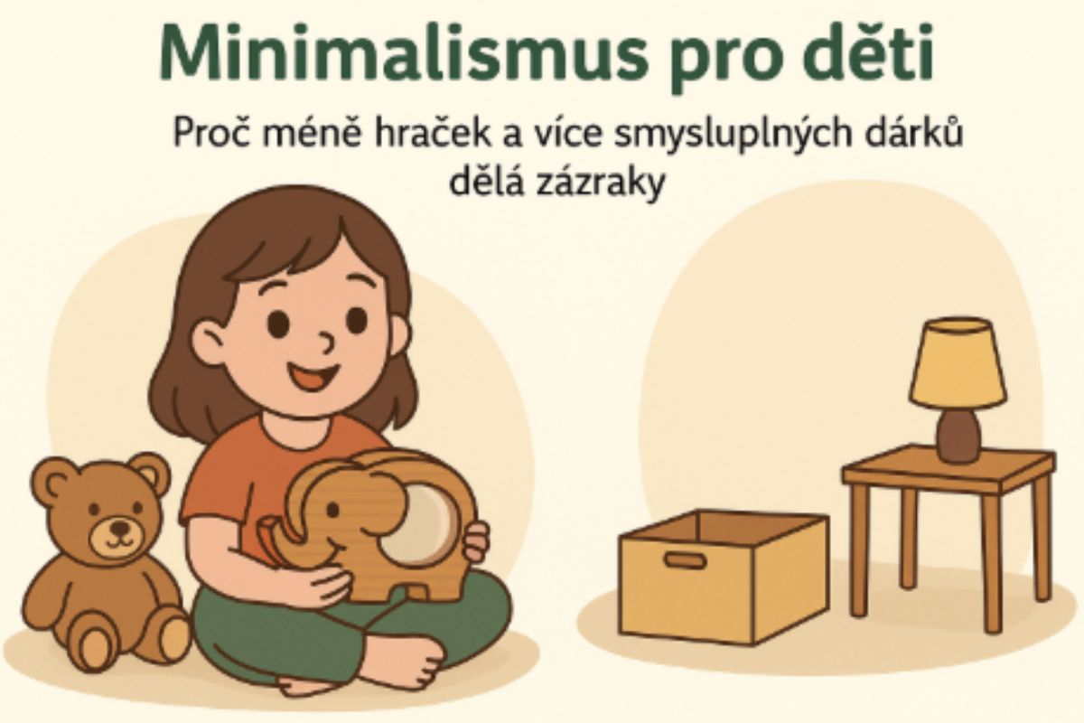🧸 Minimalismus pro děti? Proč méně hraček a více smysluplných dárků dělá zázraky