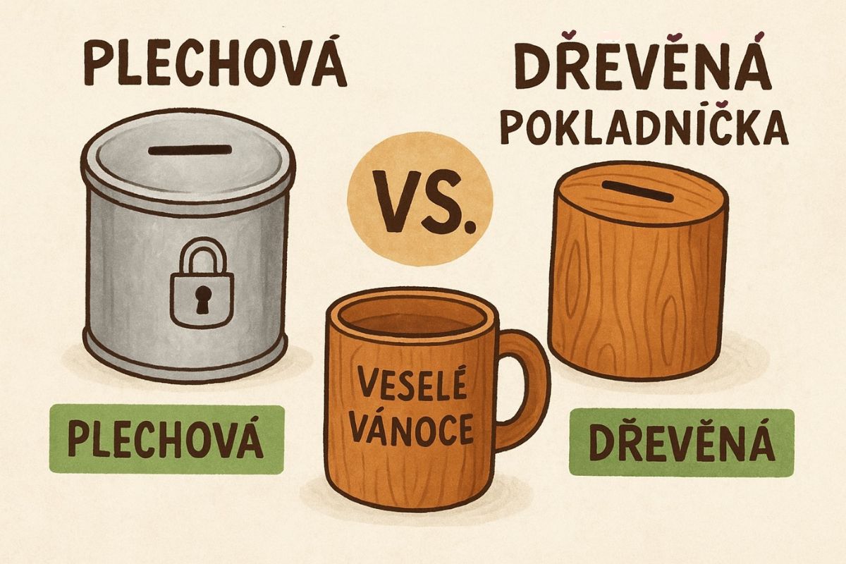 Plechová pokladnička