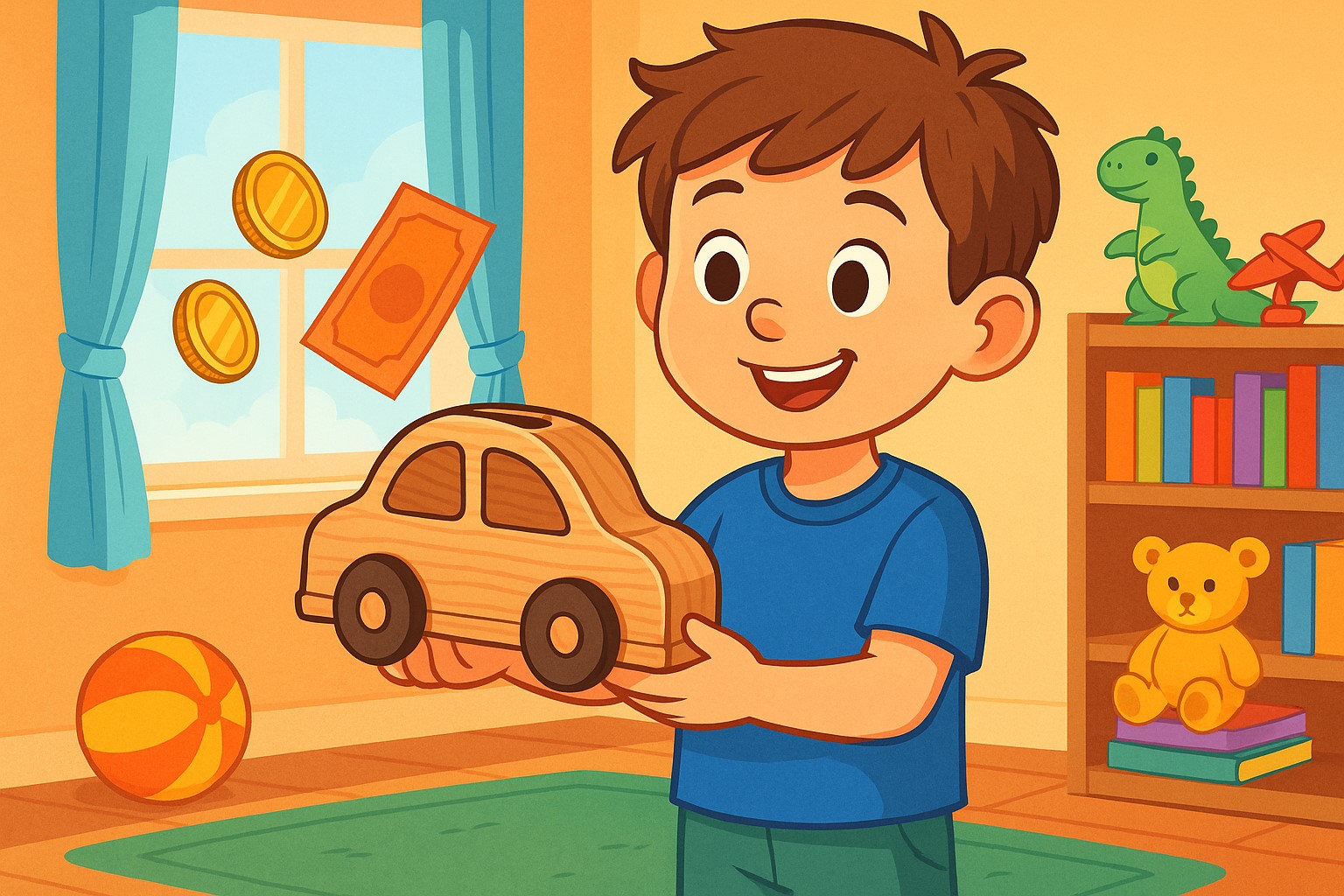 Pokladnička pro kluky - originální dárek, který dává smysl