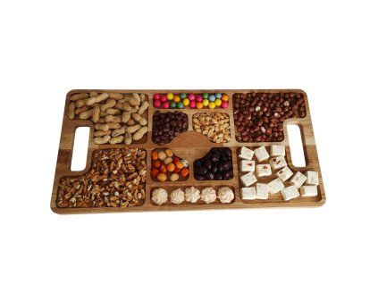 Dřevěný servírovací tác