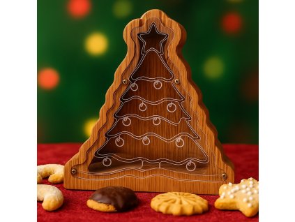 Pokladnička na peníze-vánoční stromeček