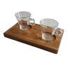 Dřevěný podnos na expresso