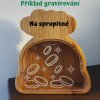 Pokladnička s vlastním popiskem personalizovaná