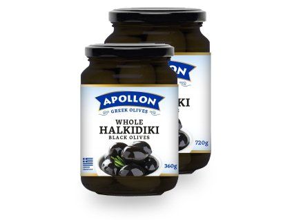 92 1 Apollon Whole olives Halkidiki Black