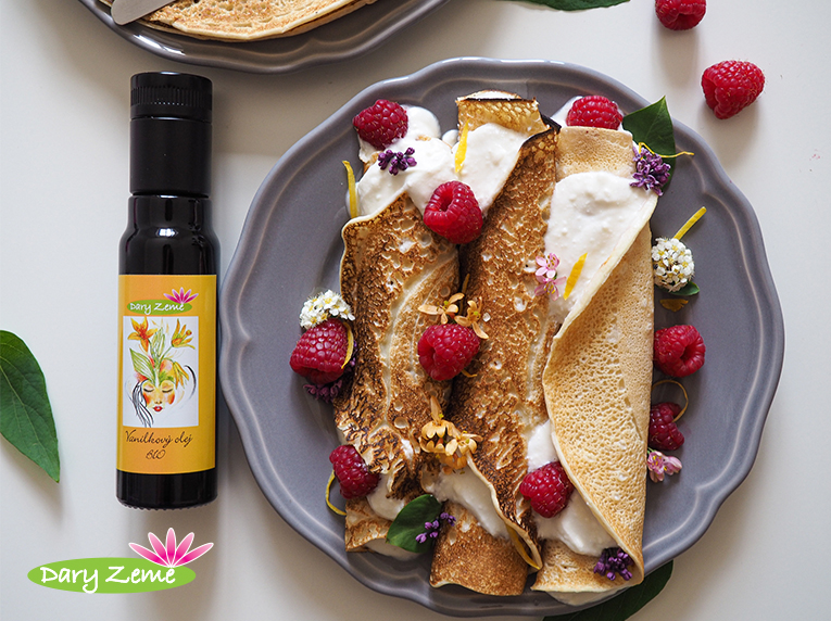 Palačinky s vanilkovým krémem