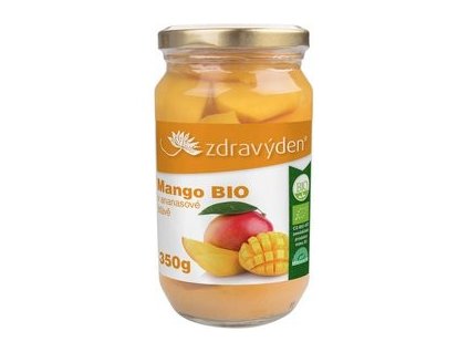 Mango BIO v ananasové šťávě 350g