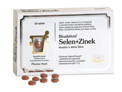 Bioaktivní Selen + Zinek 60 tablet