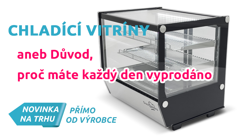 Novinka na trhu: stolní chladicí vitríny, které povýší vaši prodejnu na nový level